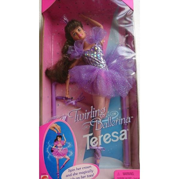 バレリーナバービー人形 Barbie 1995Twiring Brbie Teresa 回転