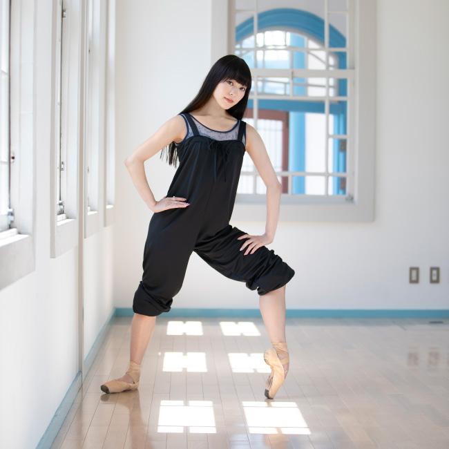 バレエ ウォームアップ [オールインワン] 日本製 普段のレッスンの