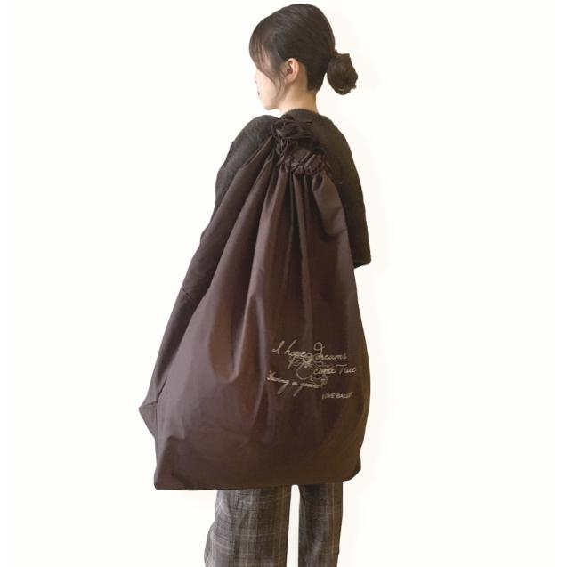 バレエ　ショルダーバッグ　ブラウン(衣装 チュチュケース）JJ-059 |  | 06