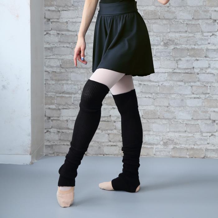 バレエ レッグウォーマー ロング 長め 日本製 ウォームアップ バレエ