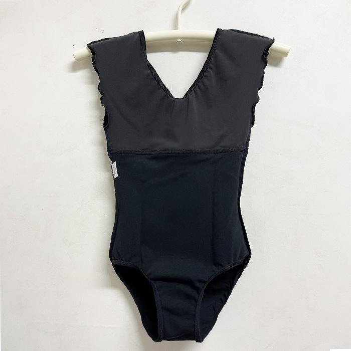 バレエ レオタード子供 キッズ ジュニア 黒 130 150 スカートなし