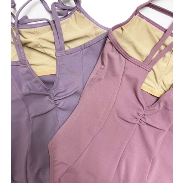 バレエ レオタード キッズ 子供 ジュニア 日本製 140 150 160 ダブル