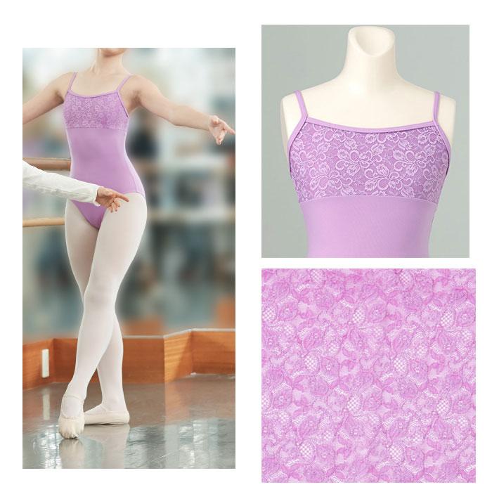 チャコット　パープル　薄紫バレエレオタード　130 チャコット パープル 薄紫バレエレオタード 130 チャコット