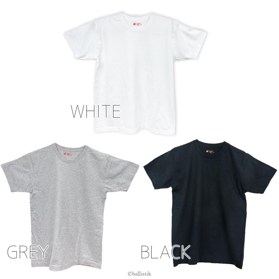 Hanes ヘインズ メンズ ジャパンフィット 2P Japan Fit  クルーネック パックTシャツ 無地 2枚組 H5120｜ballistik｜02