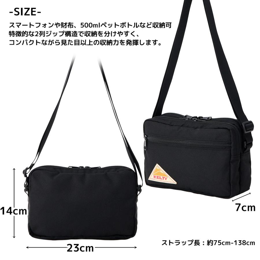 店舗用品 kely KELTY（ケルティ） ショルダーバッグ サコッシュ ES RECTANGLE ZIP