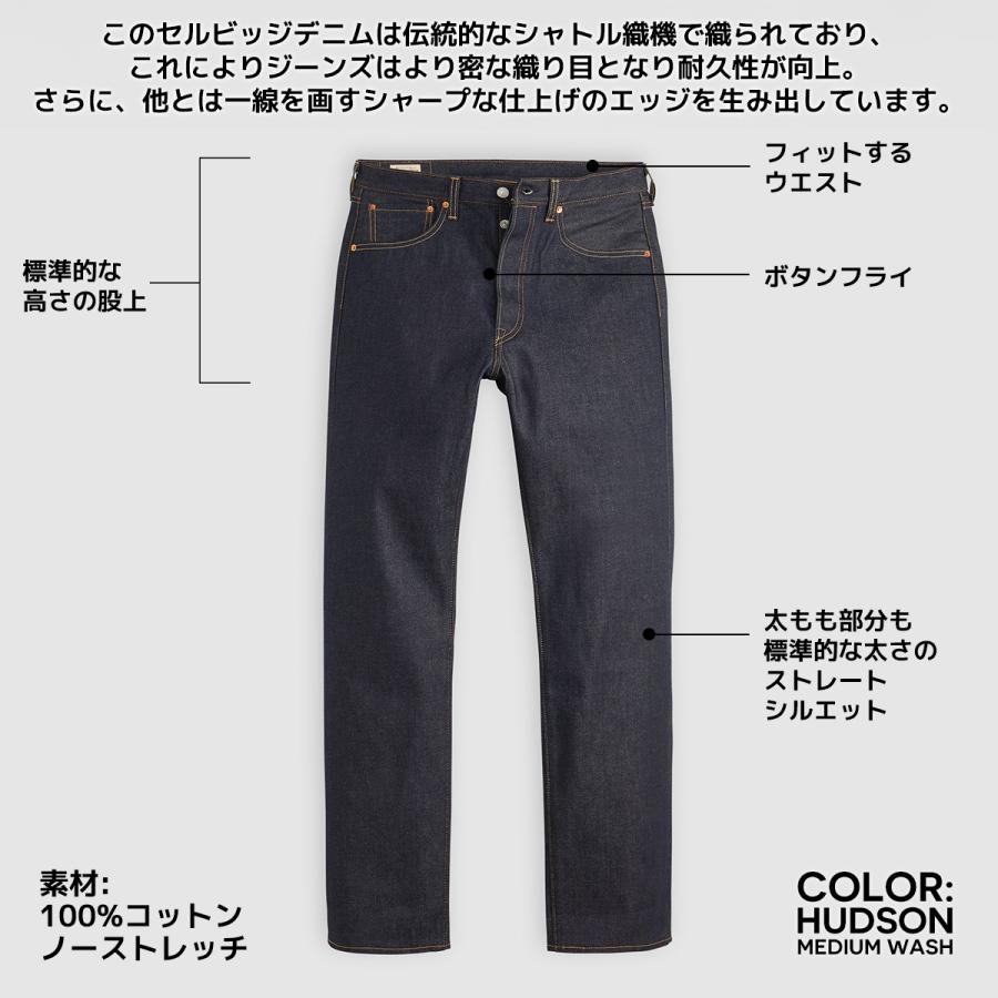 Levi's（リーバイス） 501 赤耳 リジット デニム ジーンズ ストレート