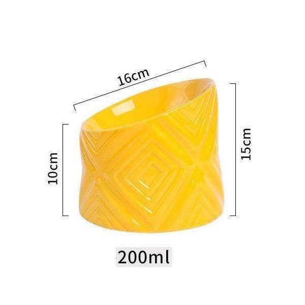 ペット用品 ペットグッズ 食器 餌入れ 水入れ ごはん お皿 ボウル 傾斜 食べやすい 個性的 グリーン イエローおしゃれ お出かけ 散歩 安心 愛猫 Akb39 Wn1fu6v8xz ペット用品 生き物 Tizianapepe It