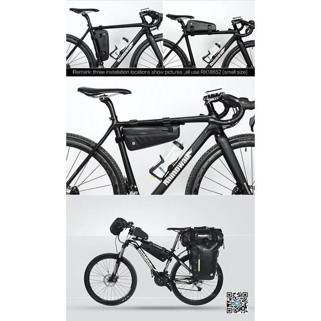 正規品の販売 ラインストーン-自転車フレームバッグ，自転車フロントチューブバッグ，防水バッテリーバッグ，サイクリングアクセサリー