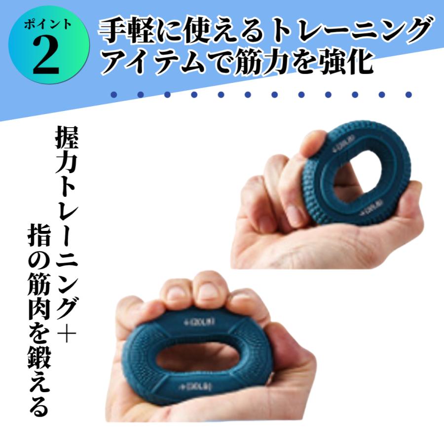 ハンドグリップ リング 握力 指の筋力トレーニング 器具