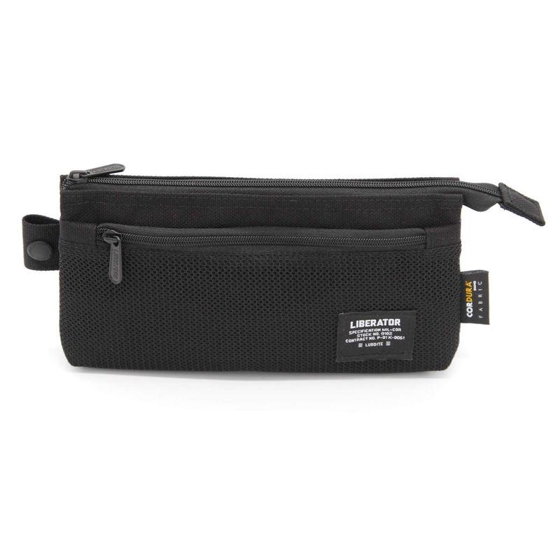 ラダイト ペンケース CORDURA ブラック LDCO-4PN-01 :20230328110922-00262:ホビーショップballon2!店 通販 筆箱ペンケース 化粧ポーチ ペンポーチ 多機能 男の子 女の子 ネイビー P01