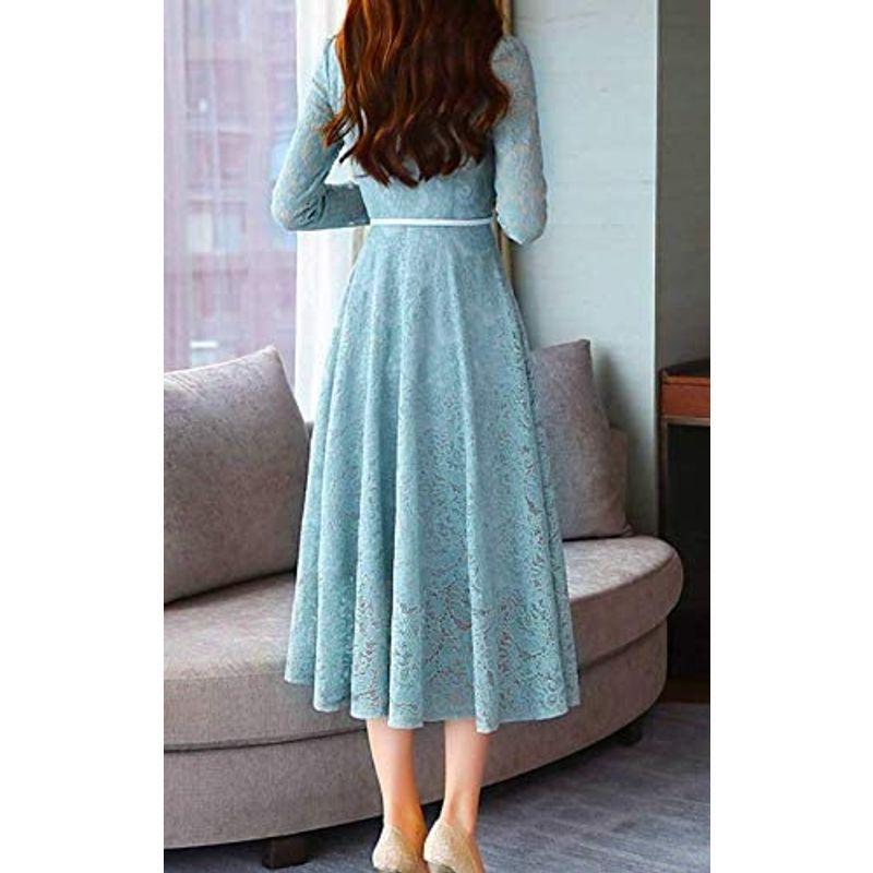 シオン ワンピース オールシーズン レース ストレート スリット キャバクラ ひざ上 美脚 クラブ 韓国 エレガント 総 白 ドッキング マ