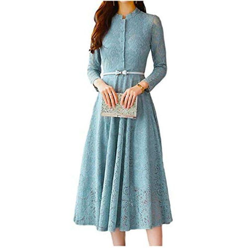 シオン ワンピース オールシーズン レース ストレート スリット キャバクラ ひざ上 美脚 クラブ 韓国 エレガント 総 白 ドッキング マ