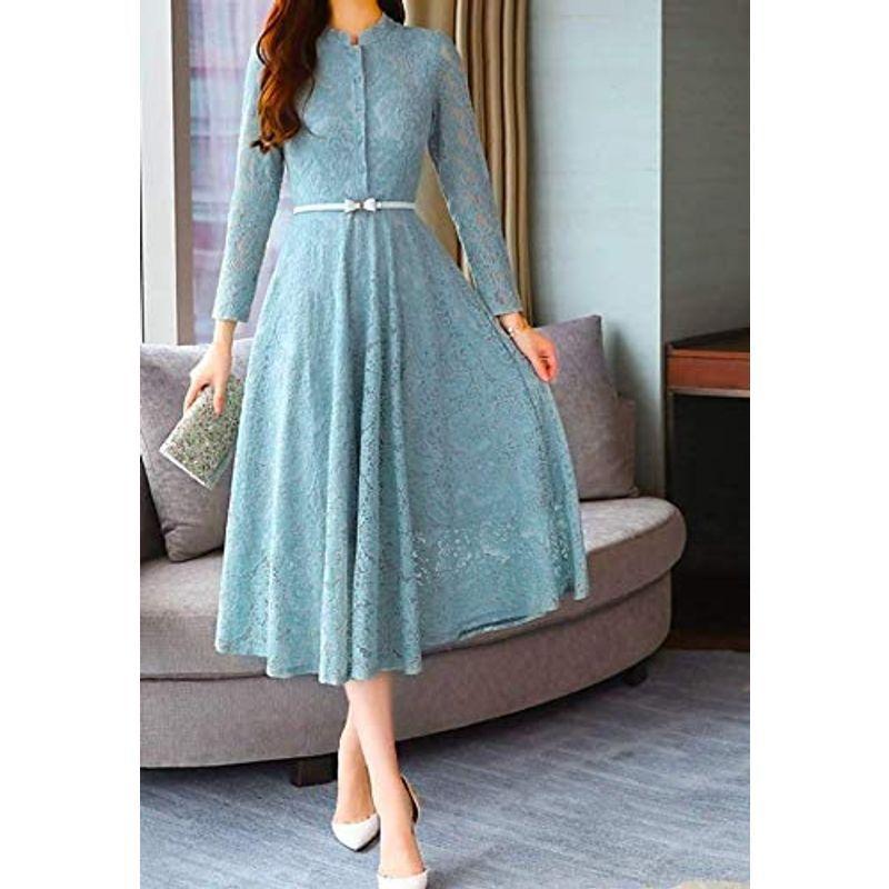 シオン ワンピース オールシーズン レース ストレート スリット キャバクラ ひざ上 美脚 クラブ 韓国 エレガント 総 白 ドッキング マ