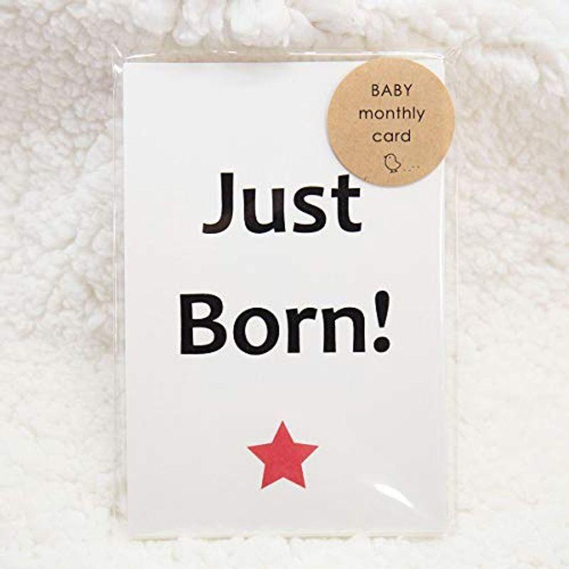 ベビーマンスリーカード 18枚セット 送料無料 激安 お買い得 キ゛フト 5歳まで design3 STAR 流行に 月齢フォト 月齢カード 星 成長記録に 出産祝い 記念日