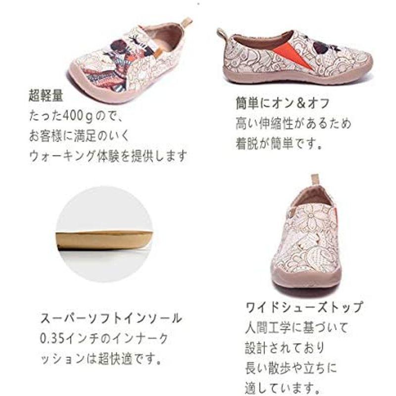 UIN 超軽量 シューズ レディース スリッポン キャンバススニーカー 女性用スニーカー レディース靴 カジュアル ウォーキングシューズ ル 超軽量 シューズ レディース スリッポン キャンバススニーカー 女性用スニーカー レディース靴 カジュアル ウォーキングシューズ