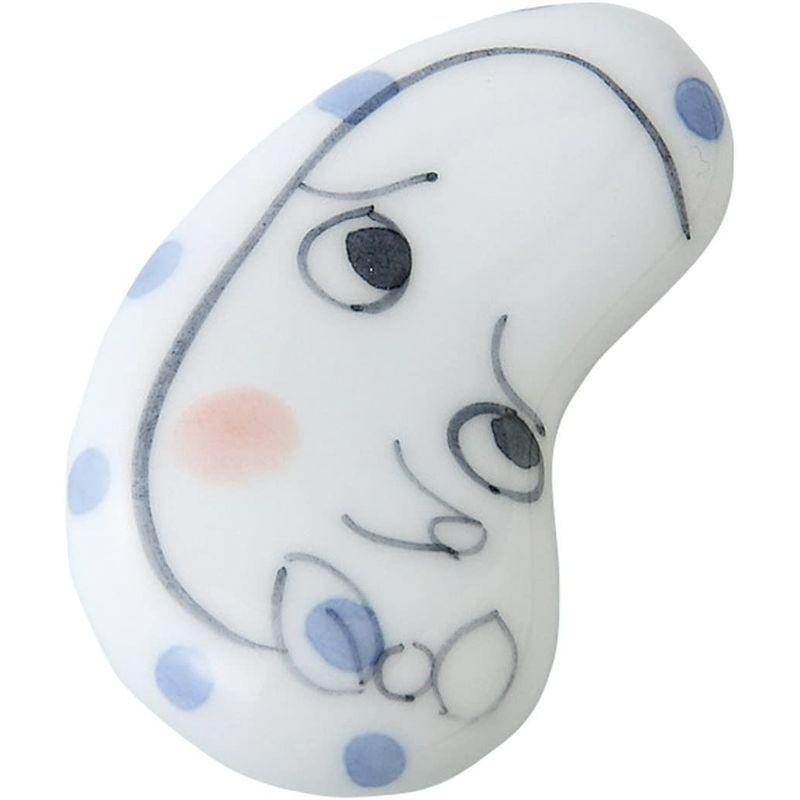 日本全国送料無料波佐見焼 ひょっとこ 箸置 45725 食器、グラス、カトラリー 波佐見焼 京千窯 おにぎり (ごま塩) 箸置 18529