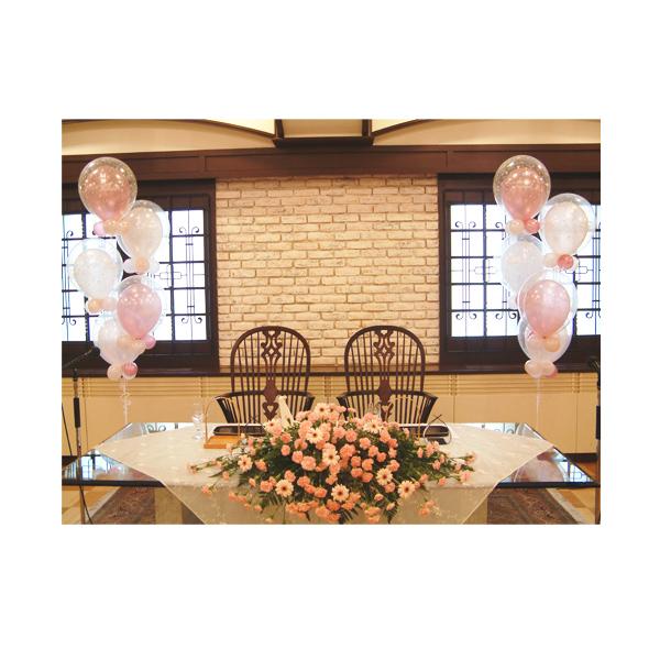 結婚式●バルーンウェディング●バルーンブーケ●バルーン電報●バルーンギフト●ウェディングギフト【ウェディングブーケ（ジャストマリッド）一対】