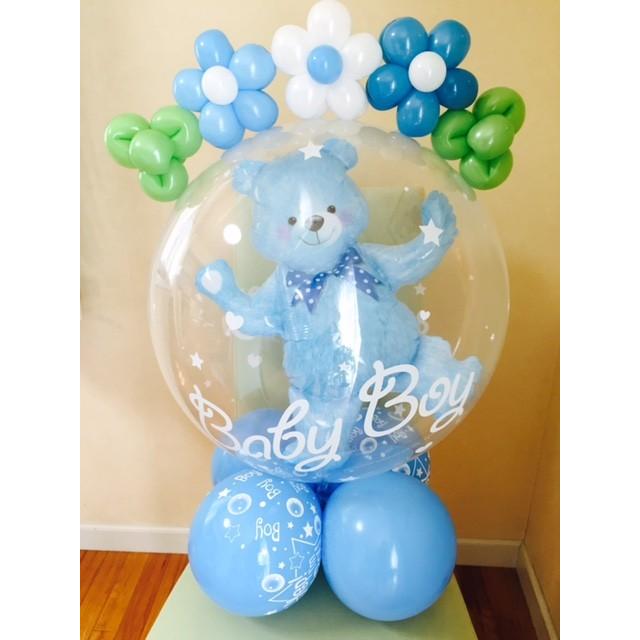 出産祝い　ギフト　バルーン電報　バルーンフラワー　くまさん |  | 01