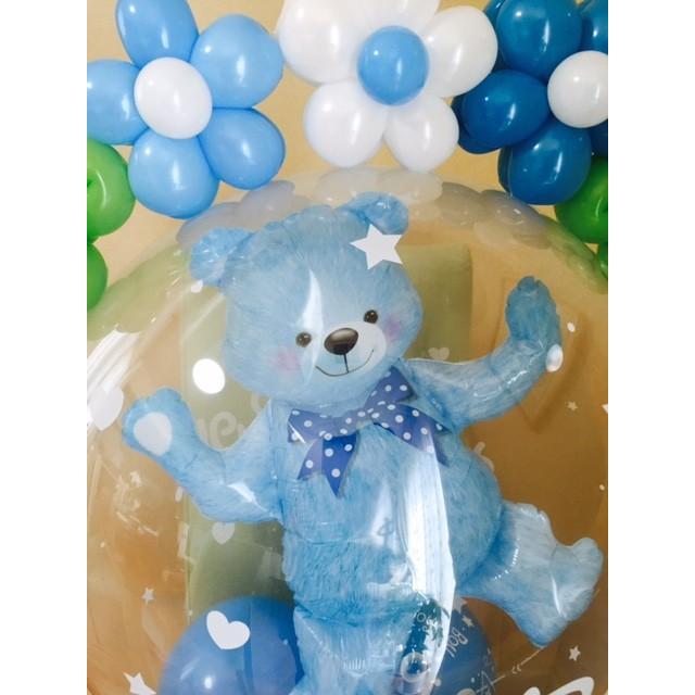 出産祝い　ギフト　バルーン電報　バルーンフラワー　くまさん |  | 02