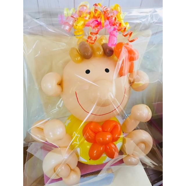 出産祝い ギフト バルーンアート ベビー 出産お祝いに B006 バルーン電報バルーンコネクション 通販 Yahoo ショッピング