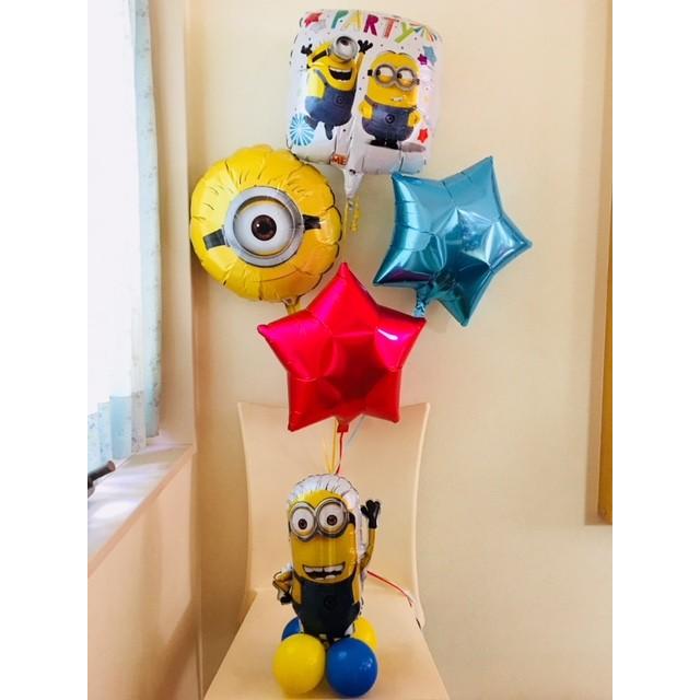 ミニオンズ バルーン電報 誕生日バルーン D005 バルーン電報バルーンコネクション 通販 Yahoo ショッピング