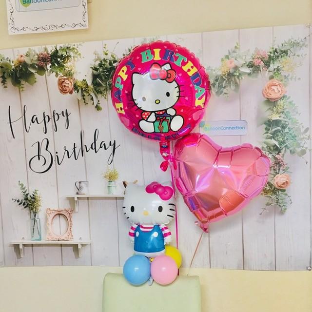 ハローキティーバルーン キティー＆スマイリー　バルーン電報　誕生日バルーン | sanrio