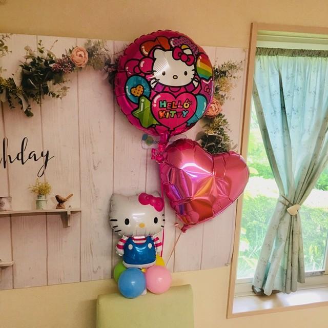 ハローキティーバルーン キティー＆スマイリー　バルーン電報　誕生日バルーン | sanrio | 05