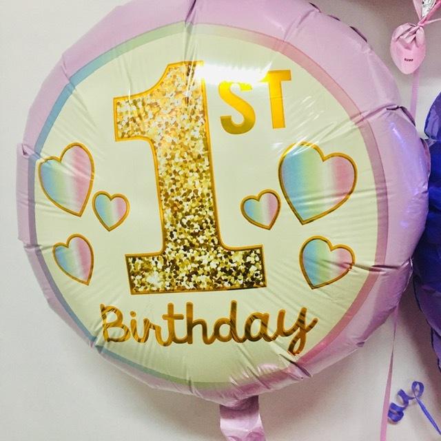 １才の誕生日　飾り付け　バルーン |  | 01