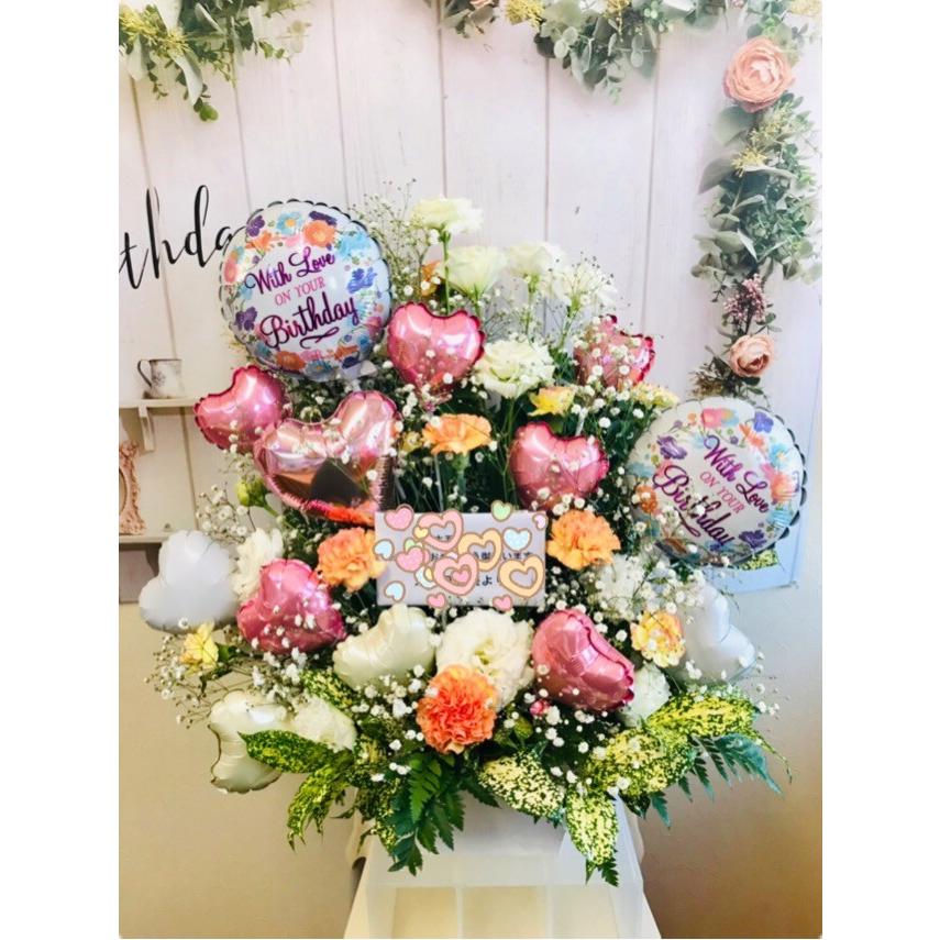 新発 バルーン 誕生日 ギフト 電報 バースデーバルーン 生花 大きなサイズ豪華で人気です 楽天市場 Kuljic Com