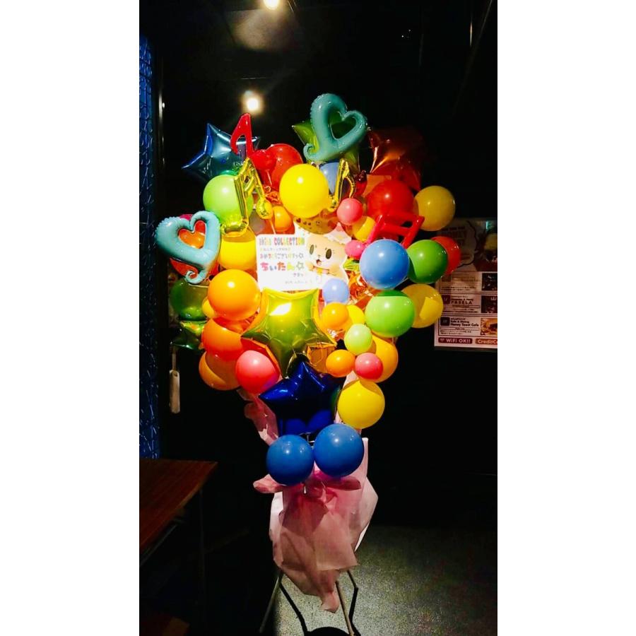 スタンド花　バルーンスタンド　東京２３区　神奈川　川崎　横浜　即納　I-007お花はオプション 