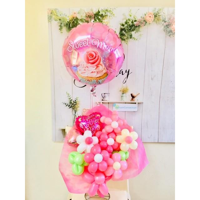 母の日ギフト バルーンフラワー プレゼント 花 ピンクの花束 Md 013 バルーン電報バルーンコネクション 通販 Yahoo ショッピング