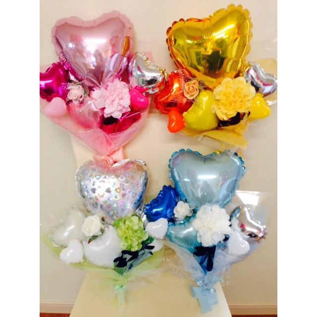 バルーンフラワー発表会 卒業 入園 ミニ花束 ４つセット P017 バルーン電報バルーンコネクション 通販 Yahoo ショッピング