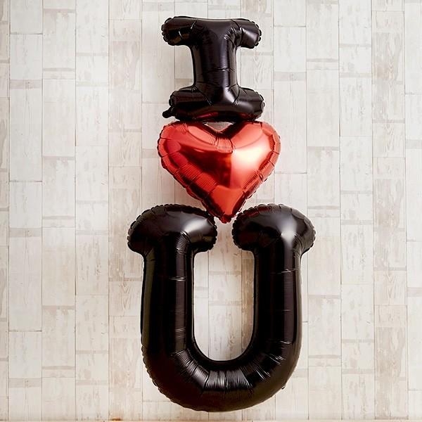 バルーン プロポーズ 記念日 ギフト ストレートに想いを伝えるI LOVE U(YOU)