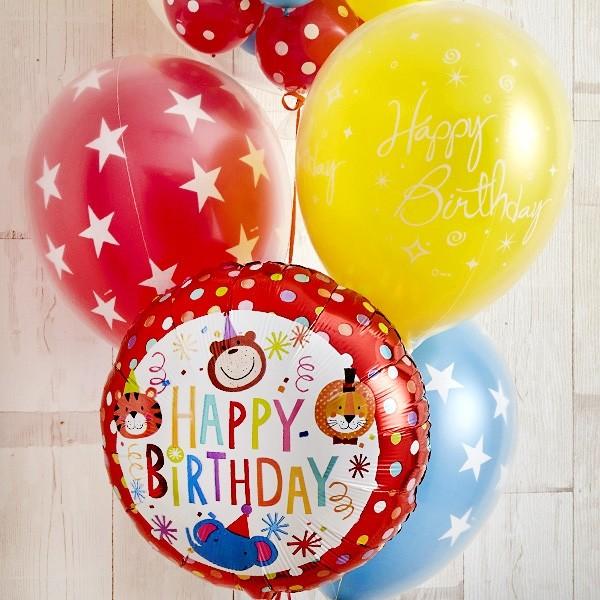 誕生日 バルーンギフト まるでおもちゃ箱のようなわくわく Happy Birthday T 026y 銀座バルーンギフトballoonkitchen 通販 Yahoo ショッピング