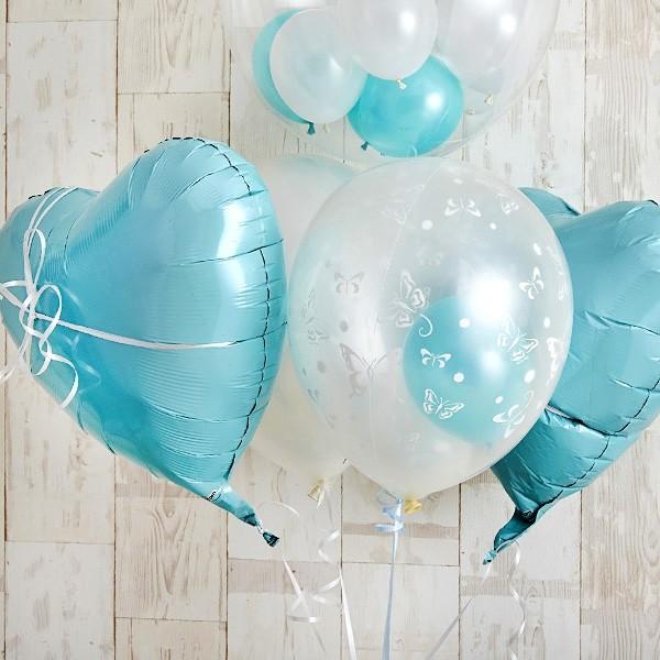 結婚式 電報 バルーン電報 祝電 おしゃれ 憧れブルーのHappy Special Gift BOX バルーンギフト 花以外 花、ガーデニング 造花、アートフラワー 花束、アレンジメント WSO1086760948(9867円)