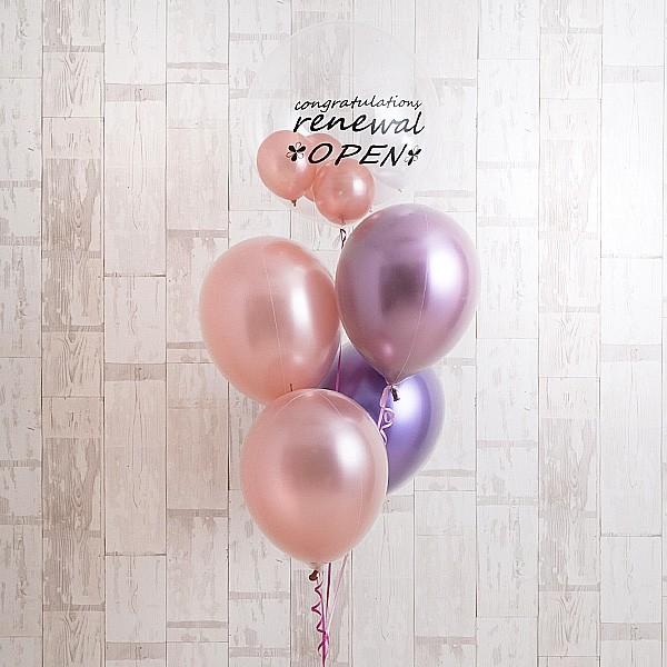 バルーンギフト 誕生日 お祝い ウェディング プロポーズ 気品を感じる、藤色グラデーション・・ 花以外 ギフト おしゃれ