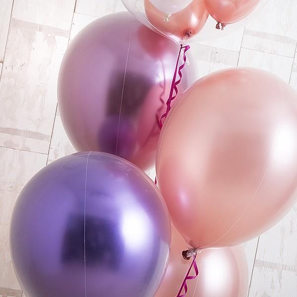 バルーンギフト 誕生日 お祝い ウェディング プロポーズ 気品を感じる、藤色グラデーション・・ 花以外 ギフト おしゃれ