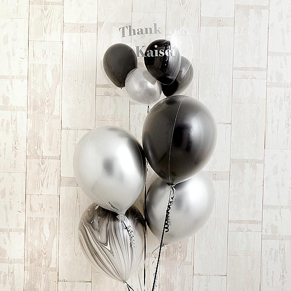 公式 誕生日 バルーンギフト 記念日 開店祝い 開業祝い バルーン モノクロスタイリッシュバルーン 花以外 ギフト おしゃれ