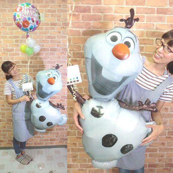 特別オファー 電報 バルーンギフト オラフ が お祝い にやってきた バルーン 誕生日 結婚式 退職祝い 合格祝い ディズニー 発表会 Wantannas Go Id
