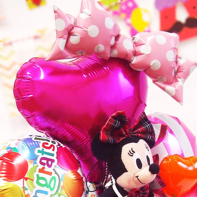 バルーンギフト バルーン 誕生日 ミニーマウス ディズニー 卒園 お祝い 名入れ 置き型 入学 結婚祝い 制服 ミニー Disney Balloon Container004 ジュエルplus 通販 Yahoo ショッピング