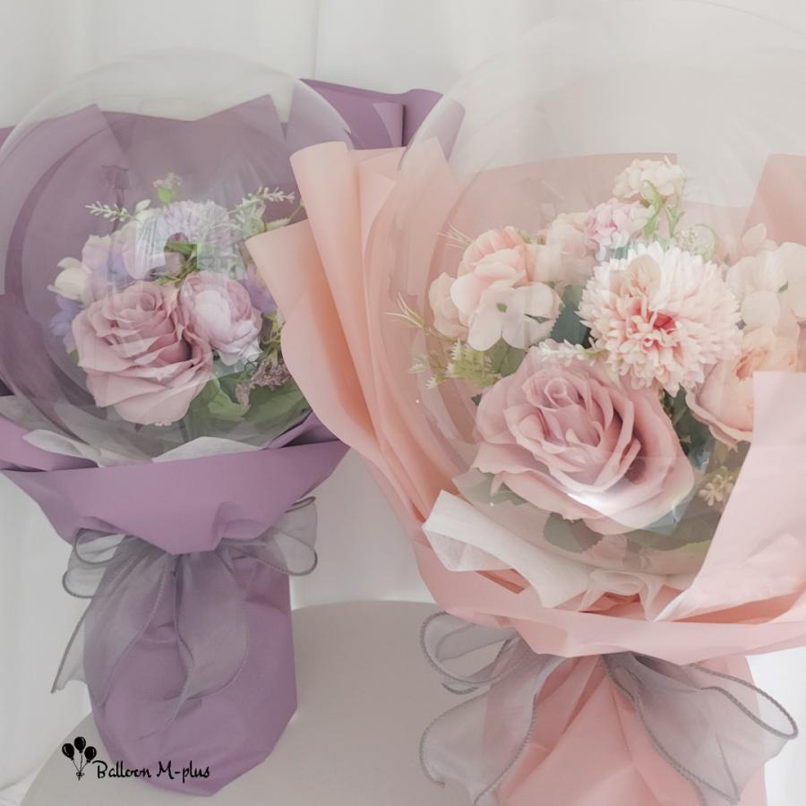 スタンド型フラワーバルーン M ピンク系 バルーンギフト 誕生日 記念日 開店祝い 結婚式 プロポーズ文字入れ込 |  | 01