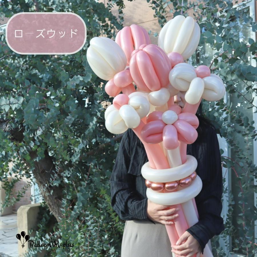 バルーンフラワーブーケ  ローズウッド グレー 7本 |  | 01