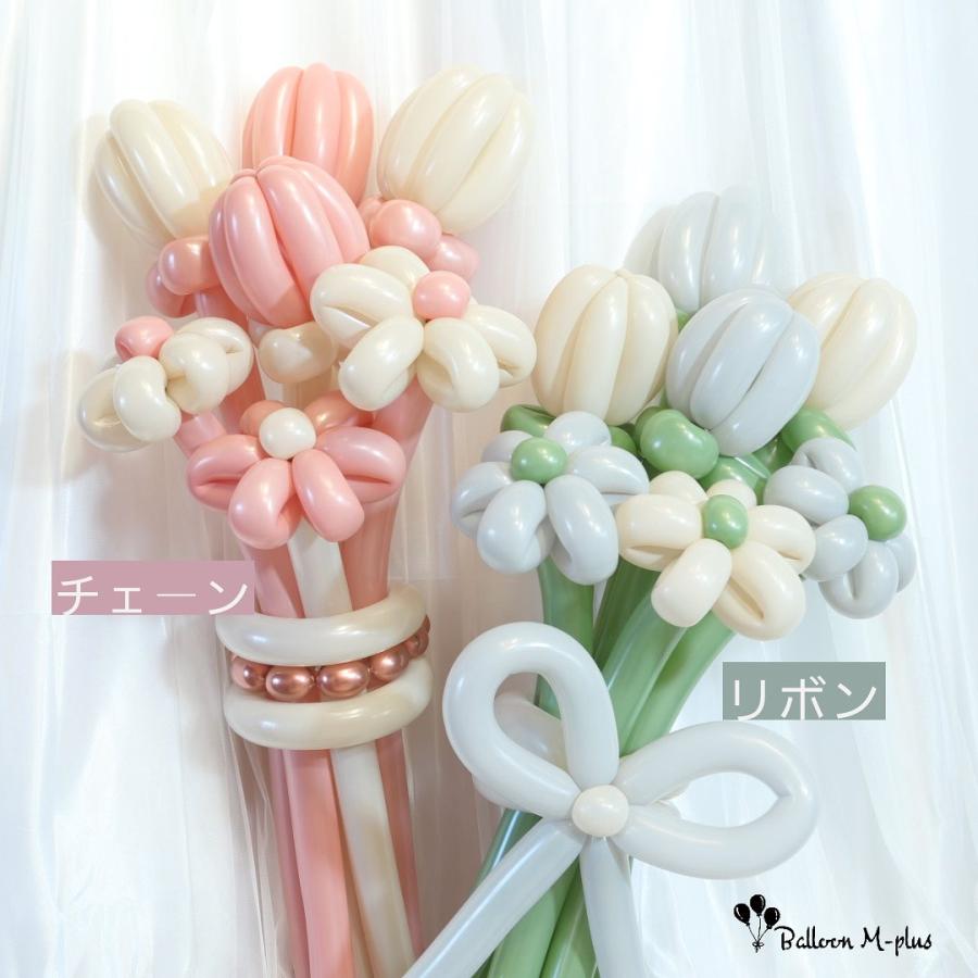 バルーンフラワーブーケ  ローズウッド グレー 7本 |  | 03