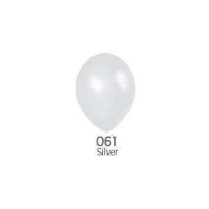 風船/ゴム風船/無地風船(単色)ベルバルバルーン13インチ　メタリック　Silver(シルバー)100個入り(天然ゴム100％)13MT-SILVER-100｜balloons-pro