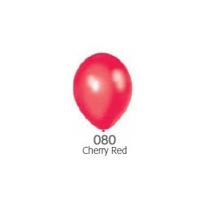 （ゴム風船）5インチ　20個入　メタリック　Cherry Red(チェリーレッド)ベルバルバルーン(天然ゴム100％)｜balloons-pro
