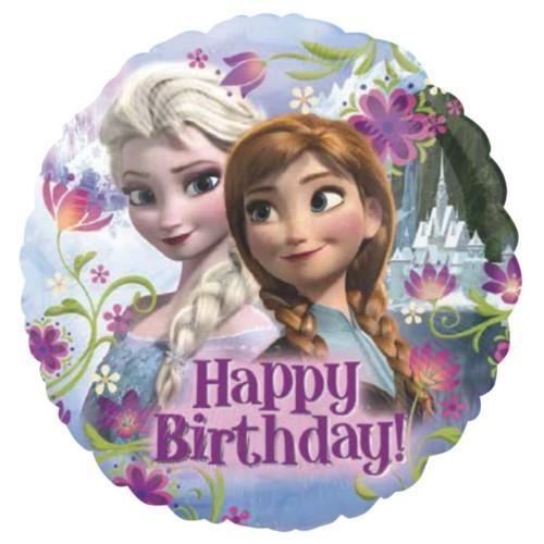 フローズンハッピーバースデー ヘリウム入 風船 フィルムバルーン お祝い 誕生日 バースデー キャラクター アナと雪の女王 Disney Ang H 風船のことならバルーンズプロ 通販 Yahoo ショッピング