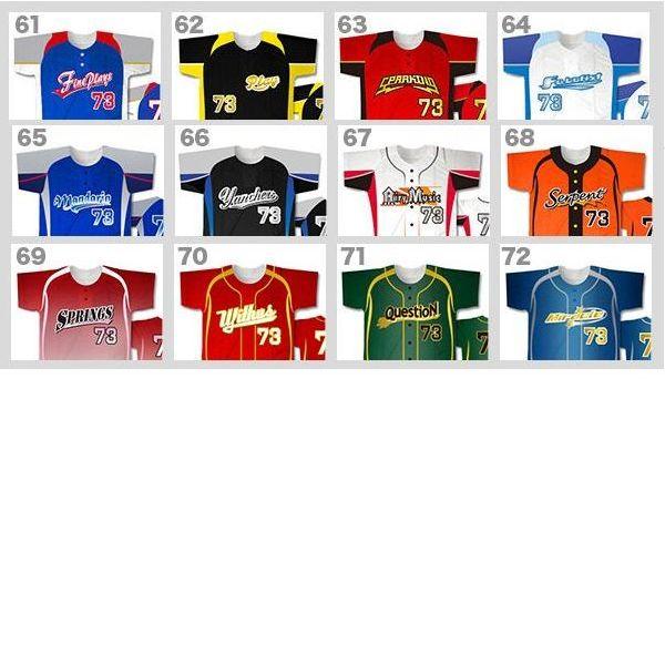 昇華レイヤーシャツ｜2ボタン｜胸マークと背番号を変えるだけで