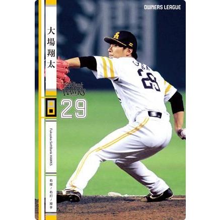 オーナーズリーグ19 白カード NW 大場翔太 福岡ソフトバンクホークス