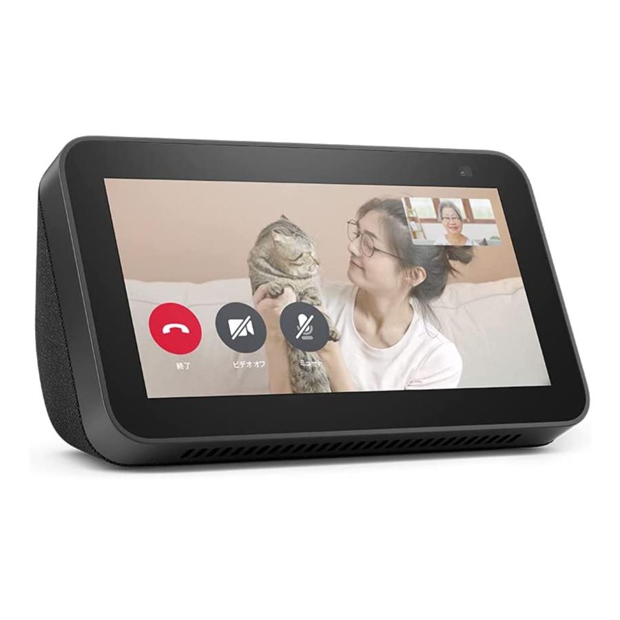 Echo Show 5 (エコーショー5) 第2世代 - スマートディスプレイ with Alexa、2メガピクセルカメラ付き、チャコール |  | 01