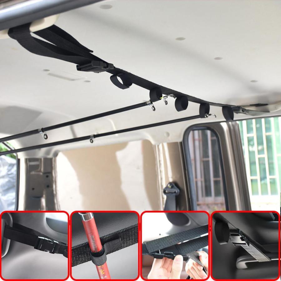 100 品質保証 竿ベルト 釣り竿収納 キャリーベルト ロッド ロッドホルダー 車載 送料無料 ロッド 設置 簡単 最大５本収納 つり竿 竿車内天井 3列シート 車載アイテム ロッドベルト Www Sustentec Com Br